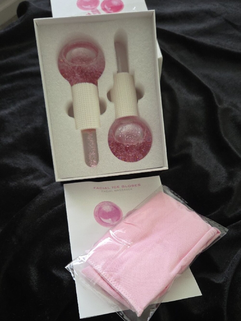 SLASHOME Facial Ice Globes - Pink Facial Massager - Picture 2 of 2
